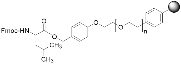 Fmoc-Leu TentaGel R PHB resin (0.15 - 0.22 mmol/g, 90 mm mesh)