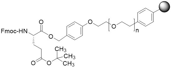 Fmoc-Glu(tBu) TentaGel R PHB resin (0.15 - 0.22 mmol/g, 90 mm mesh)