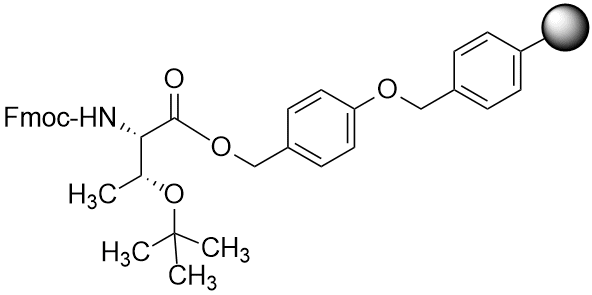 Fmoc-Thr(tBu) Wang resin LL (0.2 - 0.35 mmol/g, 100 - 200 mesh)