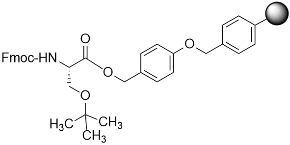 Fmoc-Ser(tBu) Wang resin LL (0.2 - 0.35 mmol/g, 100 - 200 mesh)