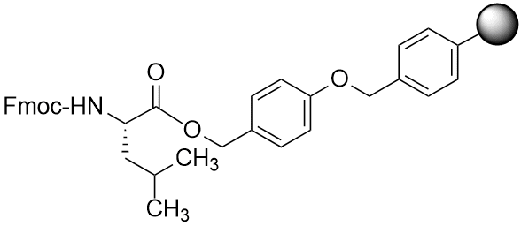 Fmoc-Leu Wang resin LL (0.2 - 0.35 mmol/g, 100 - 200 mesh)
