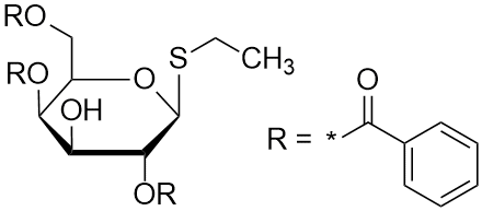 Ethyl 2,4,6-tri-O-benzoyl-b-d-thiogalactopyranoside