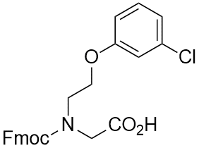 Fmoc-N-(2-(3-chlorophenoxy)ethyl)glycine