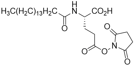 Palmitoyl-L-glutamic acid g-N-hydroxysuccinimide ester