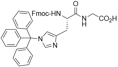 Na-Fmoc-Nim-trityl-L-histidylglycine