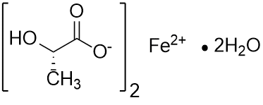 Ferrous lactate dihydrate, Ultra pure, Microbial tested, Aerobic Plate Count: ≤ 103, Yeast and Mold Count: ≤ 102 cfu/g, Total Coliforms: Negative