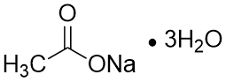 Sodium acetate trihydrate, Microbial tested, Aerobic Plate Count: ≤ 103, Yeast and Mold Count: ≤ 102 cfu/g, Total Coliforms: Negative