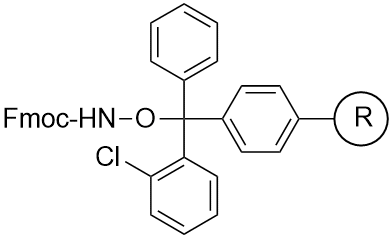 Fmoc-hydroxylamine-2-chlorotrityl resin (200 - 400 mesh, 0.1 - 0.25 mmol/g)