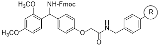 Rink amide AM resin (0.3 - 0.6 mmol/g, 100-200 mesh)
