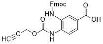 Fmoc-(ortho-Propargyloxy)-diaminobenzoic acid