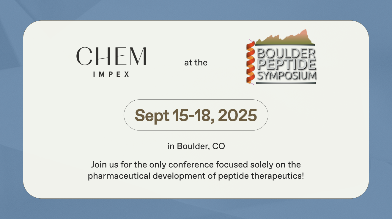 Chem-Impex at the Boulder Peptide Symposium, Sept 15-18, 2025