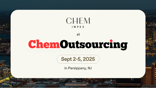 Join us at ChemOutsourcing – Sept 2–5 in New Jersey