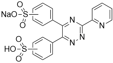 3-(2-Pyridyl)-5,6-bis(4-phenylsulfonic acid)-1,2,4-triazine monosodium salt