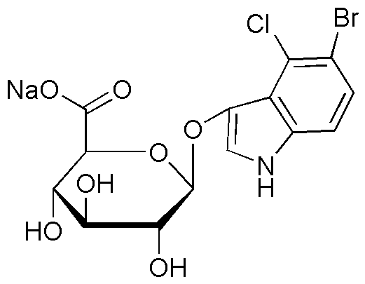 5-Bromo-4-chloro-3-indolyl-β-D-glucuronide sodium salt