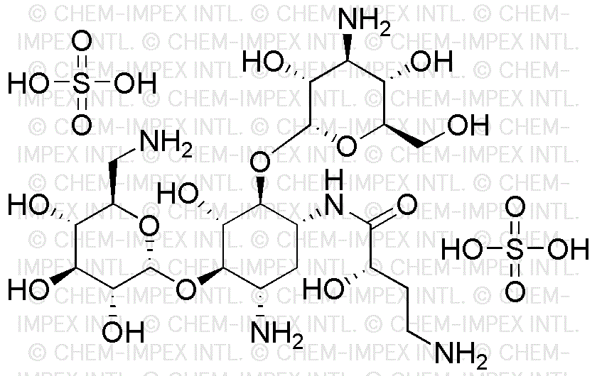 Amikacin disulfate salt