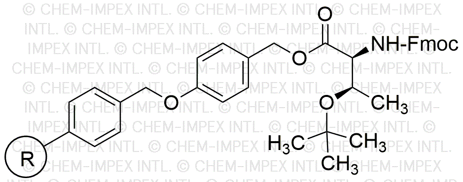 Fmoc-O-tert-butyl-L-threonine 4-alkoxybenzyl alcohol resin(0.3-0.8 meq/g, 100-200 mesh)