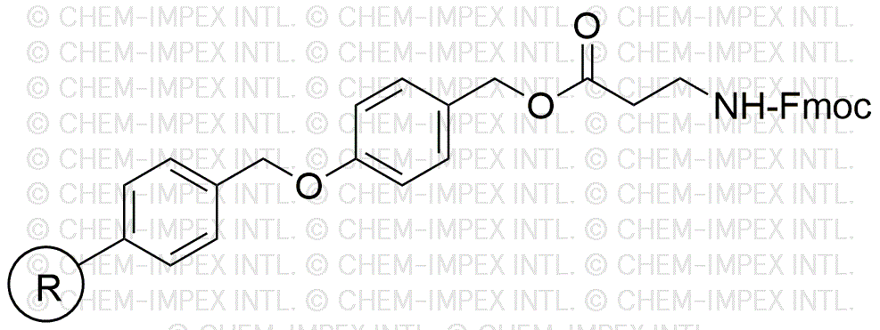 Fmoc-β-alanine 4-alkoxybenzyl alcohol resin (0.3-0.8 meq/g, 100-200 mesh)