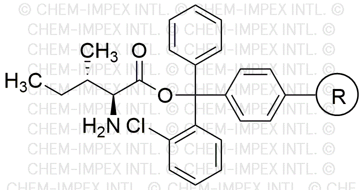 Resina de L-isoleucina-2-clorotritilo (0,3 - 1,0 meq/g, malla 200 - 400)