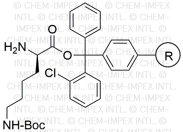 Nε-Boc-D-lysine-2-chlorotrityl resin