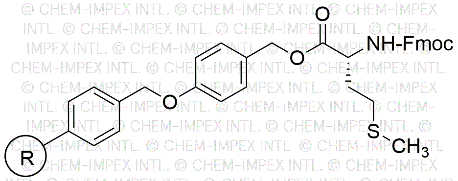 Fmoc-D-methionine 4-alkoxybenzyl alcohol resin