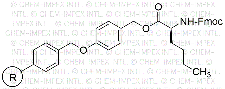 Fmoc-L-norleucine 4-alkoxybenzyl alcohol resin