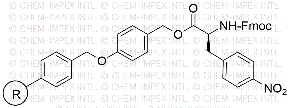 Fmoc-4-nitro-L-phenylalanine 4-alkoxybenzyl alcohol resin