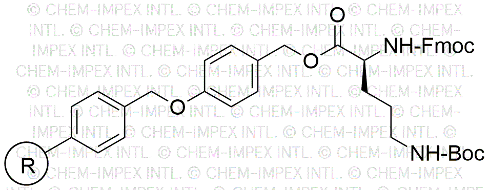 Na-Fmoc-Nd-Boc-L-ornithine 4-alkoxybenzyl alcohol resin