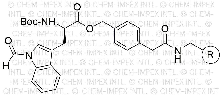 Resina de 4-oximetilfenilacetamidometil Nα-Boc-Nin-formil-D-triptófano