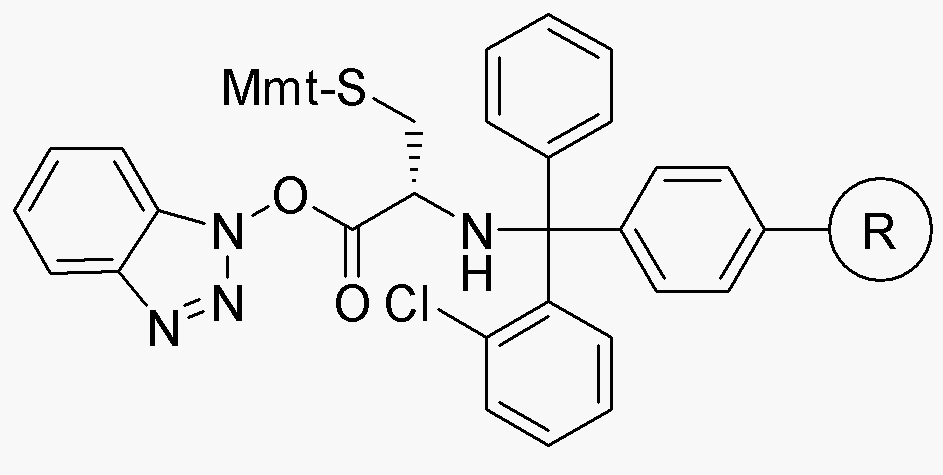N-(2-Chlorotrityl resin)-S-4-methoxytrityl-L-cysteine benzotriazolyl ester