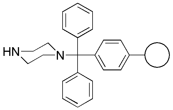Piperazine trityl resin (0.3-0.8 meq/g, 200-400 mesh)