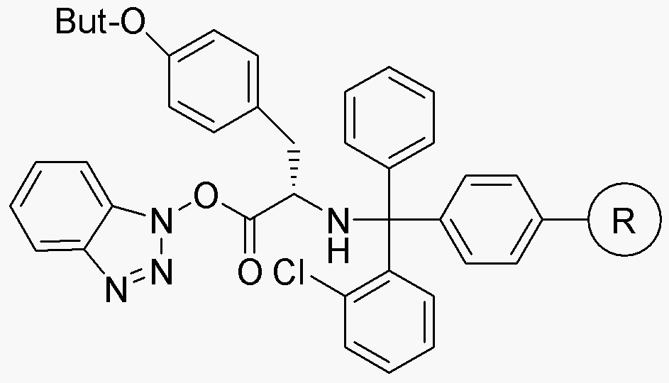 N-(2-Chlorotrityl resin)-O-tert-butyl-L-tyrosine benzotriazolyl ester