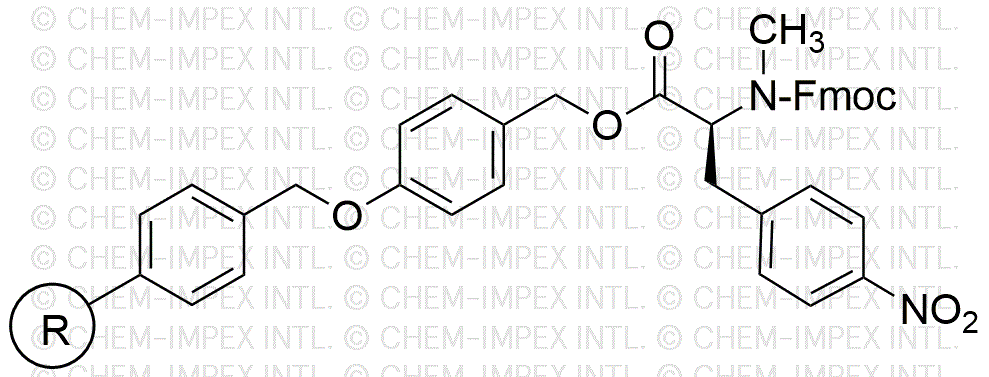 Resina de alcohol 4-alcoxibencílico Fmoc-N-metil-L-fenilalanina