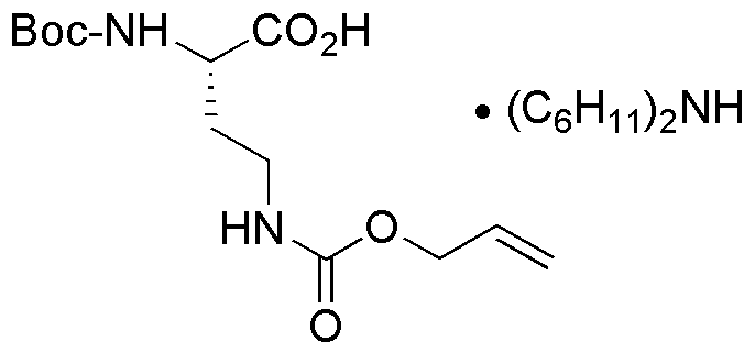 Sel de dicyclohexylammonium de l'acide Nα-Boc-Nγ-allyloxycarbonyl-L-2,4-diaminobutyrique