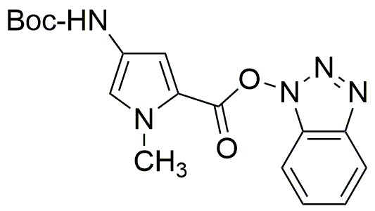 Ester 1,2,3-benzotriazol-1-yl de l'acide 4-(boc-amino)-1-méthylpyrrole-2-carboxylique