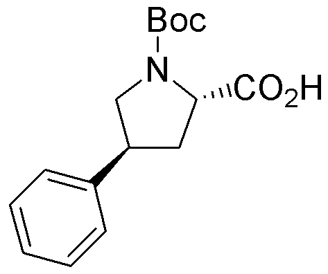 Boc-(2S,4S-4-phenylpyrrolidine-2-carboxylic acid