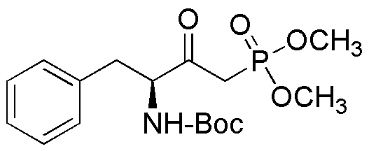 Dimethyl((3S-4-phenyl-3-(Boc-amino)-2-oxobutyl)phosphonate
