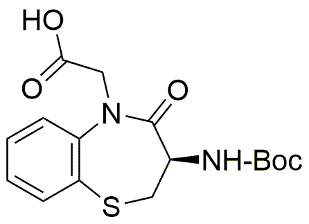 (R-3-Boc-amino-5-(carbonylmethyl)-2,3-dihydro-1,5-benzothiazepin-4(5H-one