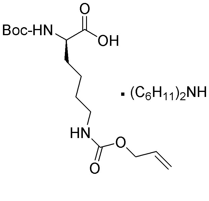 Sal de diciclohexil amonio de Nα-Boc-Nε-aliloxicarbonil-D-lisina
