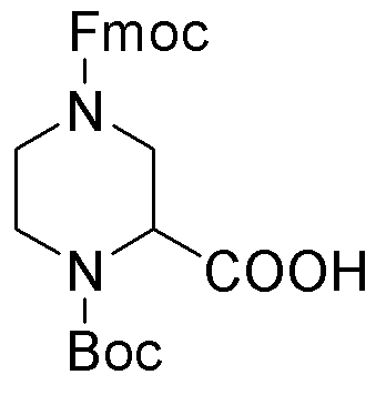 1-Boc-4-Fmoc-piperazine-2-carboxylic acid