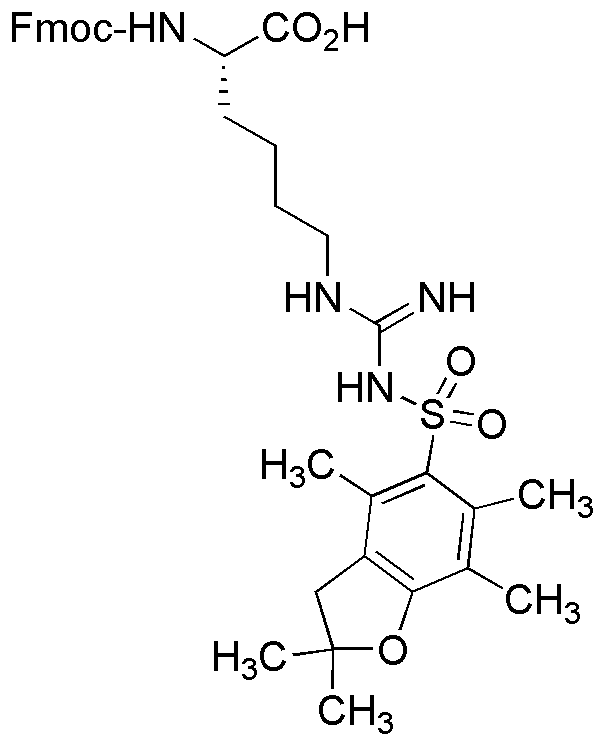 Fmoc-Nω-(2,2,4,6,7-pentamethyldihydrobenzofuran-5-sulfonyl)-L-homoarginine