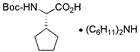 Boc-cyclopentyl glycine dicyclohexylammonium salt