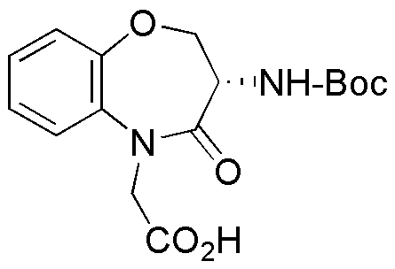 (S-3-Boc-amino-5-(carbonylmethyl)-2,3-dihydro-1,5-benzoxazepin-4(5H-one