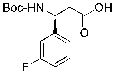 Boc-(S-3-amino-3-(3-fluorophenyl)propionic acid