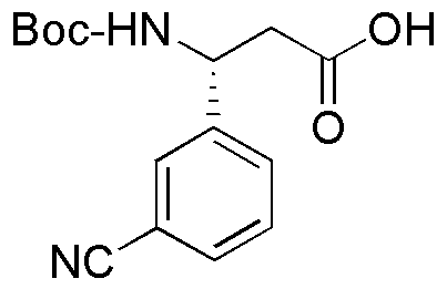 Boc-(R)-3-amino-3-(3-cyanophenyl)propionic acid