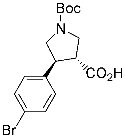 Boc-(+/-)-trans-4-(4-bromophenyl)pyrrolidine-3-carboxylic acid