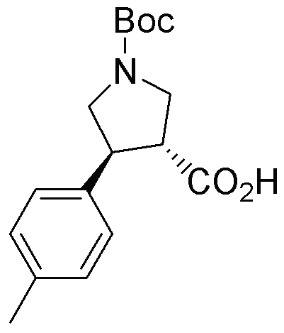 Boc-(+/-)-trans-4-(4-methylphenyl)pyrrolidine-3-carboxylic acid
