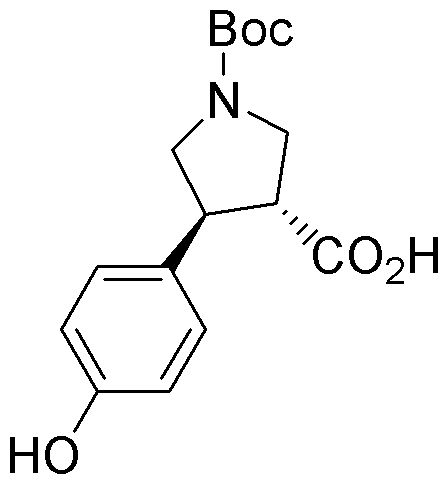 Boc-(+/-)-trans-4-(4-hydroxyphenyl)pyrrolidine-3-carboxylic acid
