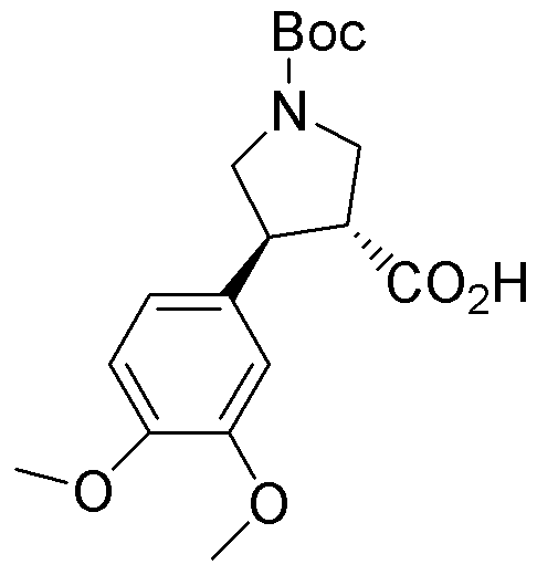 Boc-(+/-)-trans-4-(3,4-dimethoxyphenyl)pyrrolidine-3-carboxylic acid