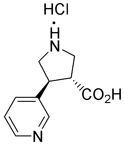 (+/-)-trans-4-(3-Pyridinyl)pyrrolidine-3-carboxylic acid dihydrochloride