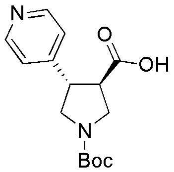 Boc-(+/-)-trans-4-(4-pyridinyl)pyrrolidine-3-carboxylic acid